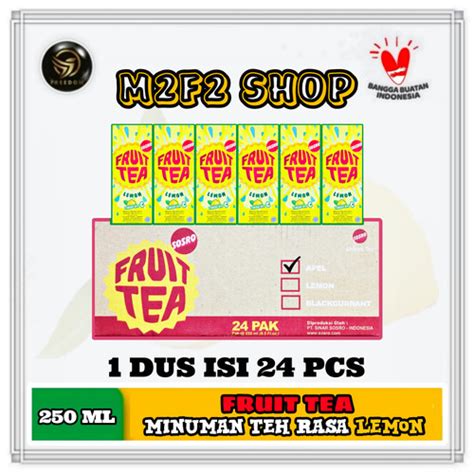 Jual Fruit Tea Teh Rasa Lemon Kotak 250 Ml Harga Karton Jakarta