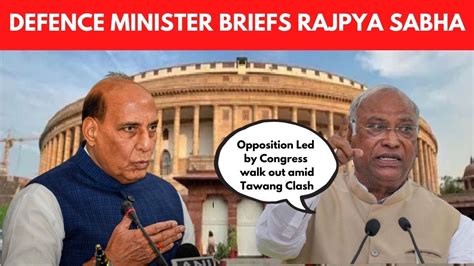 Opposition Walks Out Of Rajya Sabha Fumes At Rajnath Singh S Statement