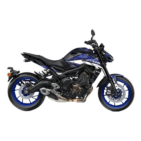 Kit D Co Kutvek Brillant Steel Noir Bleu Yamaha Mt Pi Ces