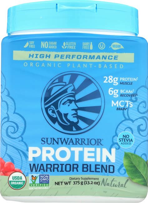 Sunwarrior Warrior Blend Natural Plant Based Protein Powder Gm