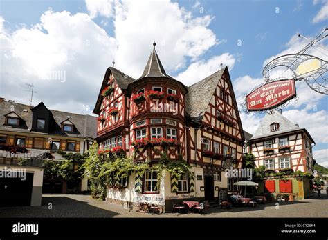 Old Town Of Bacharach Half Timbered Buildings UNESCO World Heritage