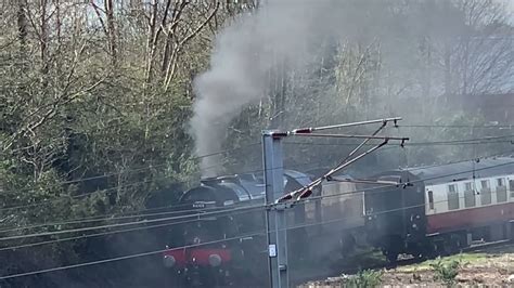 46100 Royal Scot At York Including On The Turntable Youtube