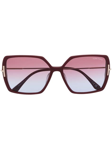 Tom Ford Eyewear Square Frame Gradient Sunglasses Farfetch