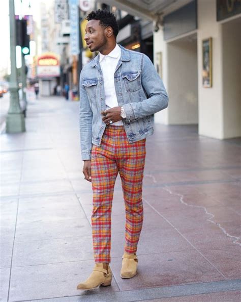 How To Style Plaid Pants Men S Plaid Pants Outfit Ideas Plaid