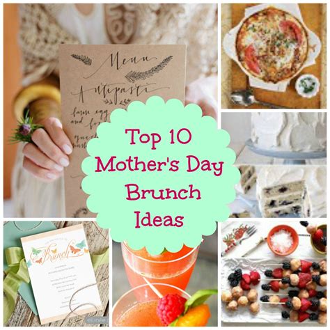 Bake.Love.Sew: Top Ten Mother's Day Brunch Ideas