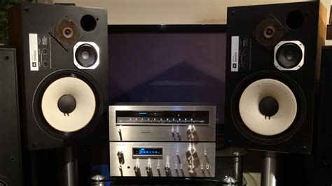 JBL L100 - review - sound test on harman kardon 730 twin - YouTube