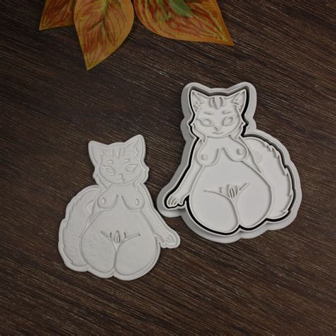 Furry Pussy Cat Cookie Cutter Furry Cookie Cutter Erotic Cookie Cutters