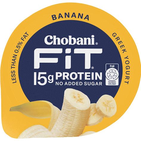 Chobani Fit Banana High Protein Yoghurt Pot 170g Woolworths