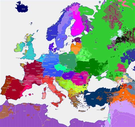 🇬🇧🇮🇪Language Maps🗺️ on Twitter: "Simplified Europe Language Map https ...