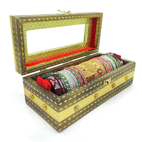 Jewelry Box Bangle Box Indian Wedding Dulhan Gift Vanity Box Churi