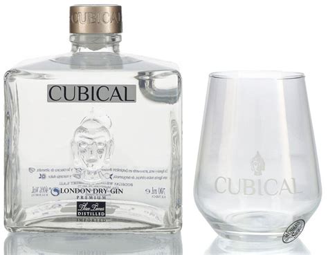 Cubical By Botanic Premium London Dry Gin Set Regalo Vol L