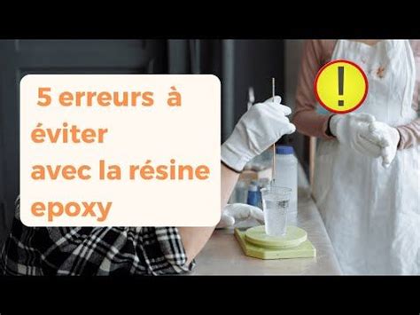 Epoxy Erreurs Viter Avec La R Sine Epoxy Manutea Art Youtube