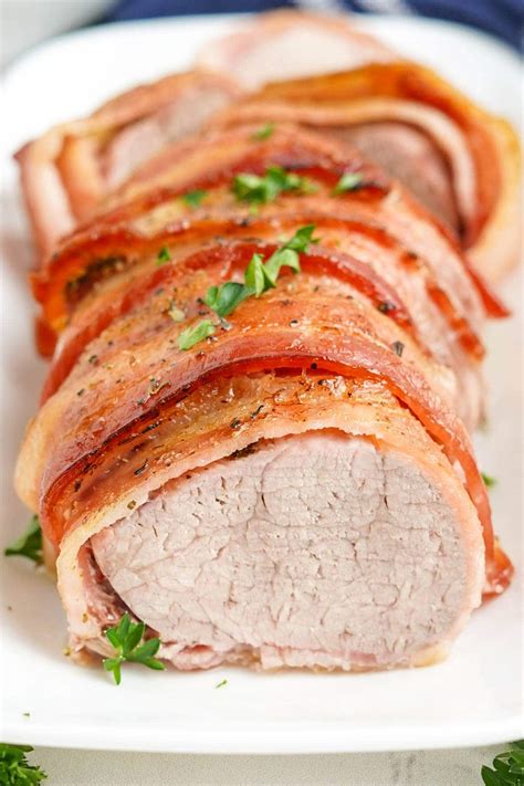 Bacon Wrapped Pork Tenderloin Yellow Bliss Road