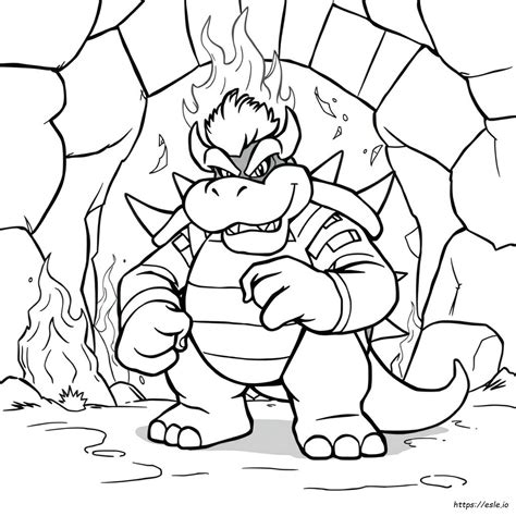 bowser coloring pages 3