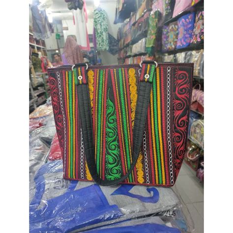 Jual Tas Handbag Aceh Motif Kerawang Gayo Shopee Indonesia