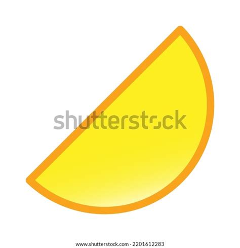 First Quarter Moon Symbol Emoji Isolated Stock Vector (Royalty Free ...