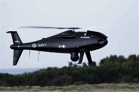 Schiebel Demonstrates Heavy Fuel Variant Of CAMCOPTER UAS To Royal