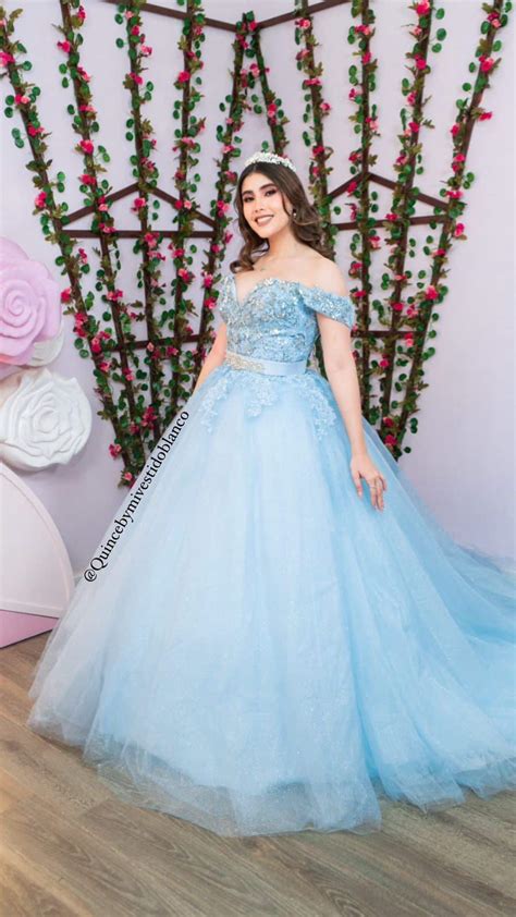 Vestidos De Quinceanera Azul Cielo