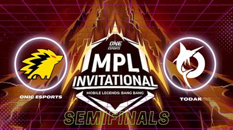 Game Onic Esports Vs Todak One Esports Mpl Invitational Day