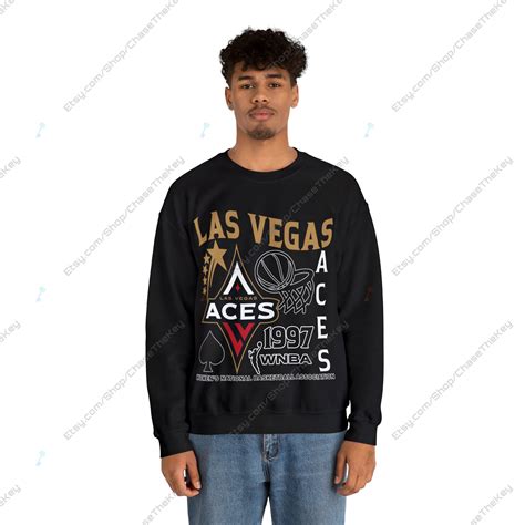 Las Vegas Aces Crewneck Sweatshirt Wnba Sweatshirt Womens Basketball