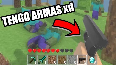 Juego Minecraft Pero Con Armas Xd Youtube