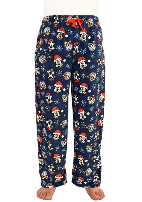 Mickey Goofy And Donald Christmas Sleep Men S Pants