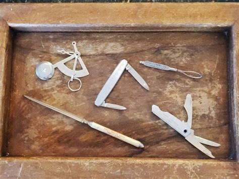 Vintage Hand Tools Collection Of A Drafting Tool Two Pocket Etsy