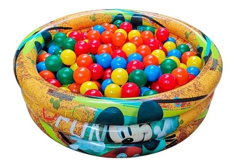 Piscina Infantil Infl Vel Litros Colorida Bolinhas Frete Gr Tis