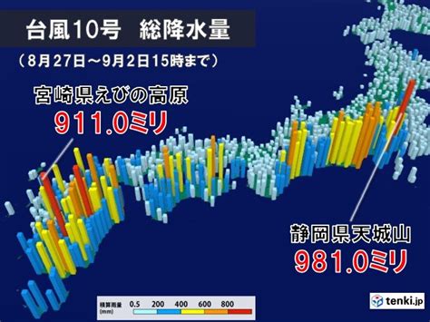 台風10号まとめ 記録的な大雨・暴風 秋も台風の発生しやすい状況続く 動向に注意気象予報士 吉田 友海 2024年09月02日 日本