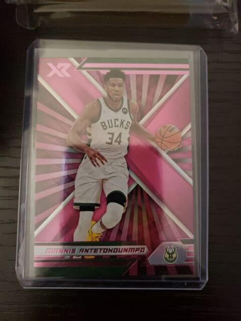 2021 22 Panini Chronicles Xr Pink 393 Giannis Antetokounmpo For Sale