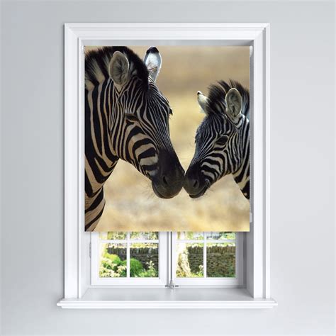 Lister Cartwright Photographic Blackout Roller Blinds Zebras