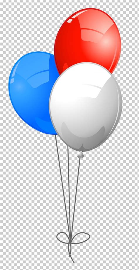 Blue Balloon Red Png Clipart Th July Balloon Balloons Birthday