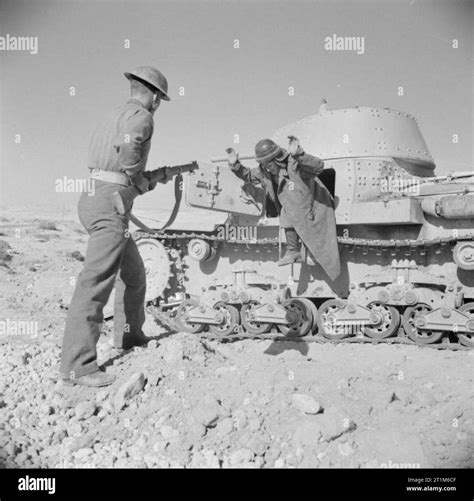 The British Army in North Africa 1941 A member of the crew of an ...