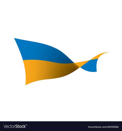 Ukraine flag Royalty Free Vector Image - VectorStock