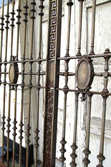 Iron Entrance Gates - Wooden Nickel Antiques