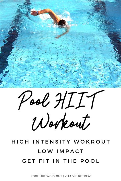 Pool Hiit Workout — Vita Vie Retreat