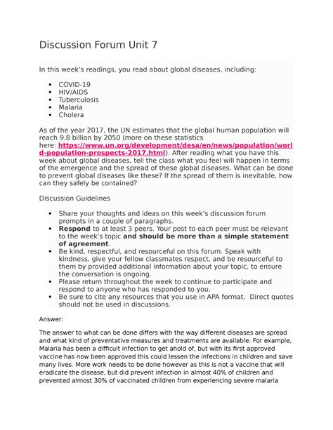 POLS 1503 Discussion Forum Unit 07 POLS 1503 UoPeople Studocu