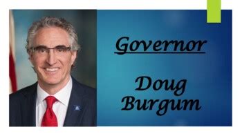 Governor Doug Burgum (ND) Biography PowerPoint by Mr Matthews Teacher Store