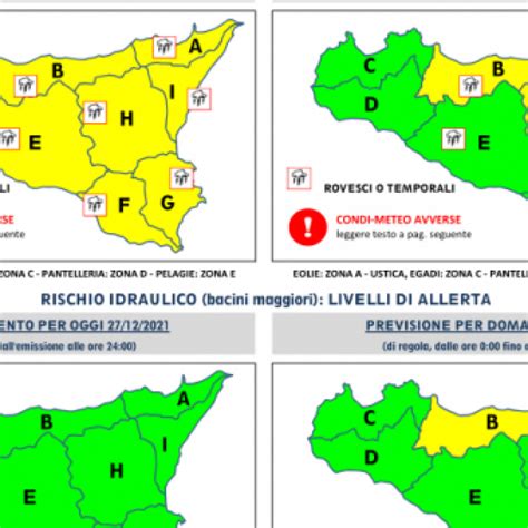 Maltempo E Allerta Gialla Pioggia Vento E Mareggiate In Alcune