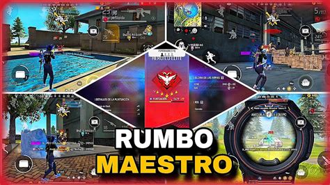 RUMBO A MAESTRO En CLASIFICATORIA FREE FIRE NO TODAS LAS PARTIDAS