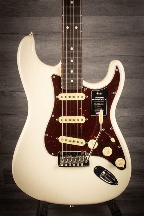 Fender American Professional Ii Stratocaster Olympic White Rosewood