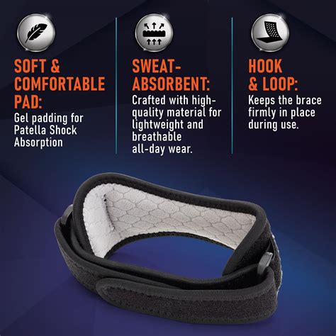 Snapklik.com : PhysFlex 2 Pack Patella Knee Brace - Knee Support And