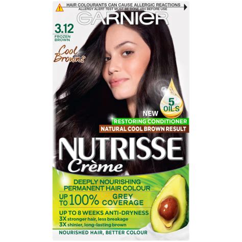 Garnier Nutrisse Hair Dye Glacial Brown Cream Clicks