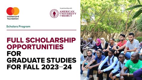 Mastercard Foundation Scholars Program At American University Of Beirut