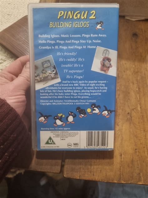 Pingu Building Igloos Vhs H For Sale Online Ebay