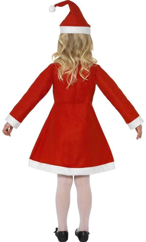 Robe Mère Noël Enfant Fille Noël Eco V59266