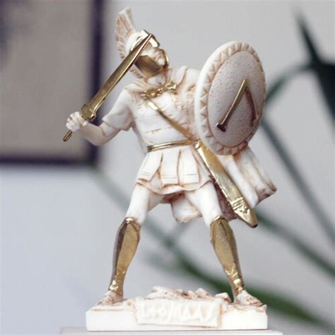 Leonidas Statue 300 Spartan Greek Statue Marble Sculpture - Etsy