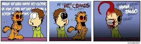 20+ Best Creepy Garfield images | garfield, creepy, horror art