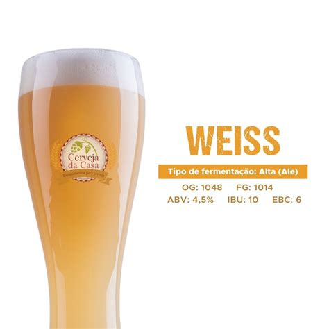 Cerveja da Casa Kit de Insumos Cerveja Artesanal Weiss Opções de 10 a 60L