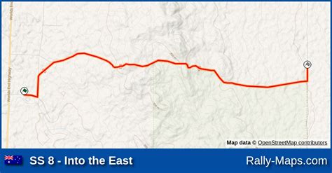 Ss 8 Into The East Stage Map Rally Sa Rally Of The Heartland 2017